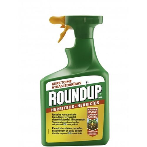 Roundup Quick, kasutusvalmis lahus, pihustiga pudelis 1 ltr