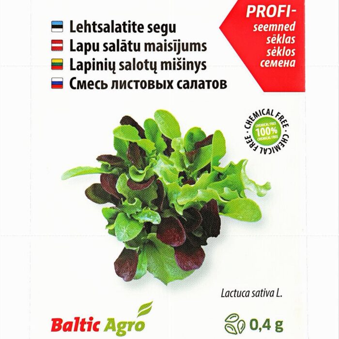 Lehtsalatite segu  0,4g