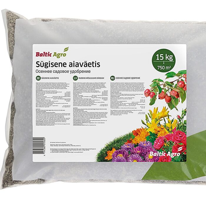 Sügisene aiaväetis 15 kg