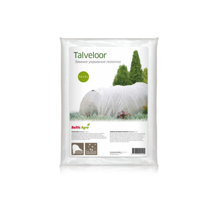 Talveloor 50 g/m² valge, 8 m²